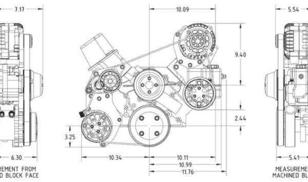 Ford Serpentine Pulley kit - Alternator, Power Steering and AC - Image 2
