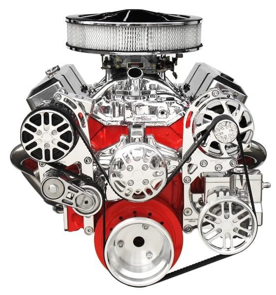 Chevy Small Block Victory Series Kit with Alternator A/C and Power Steering