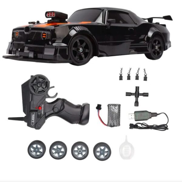 Black Muscle Cars Drift