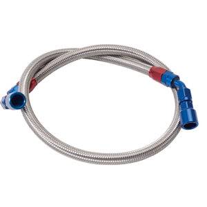 SS Braided Fuel Hose With 6AN ProFlex Hose For 1997-06 Jeep Wranger 4.0L