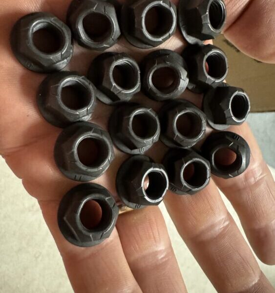coyote exhaust nuts