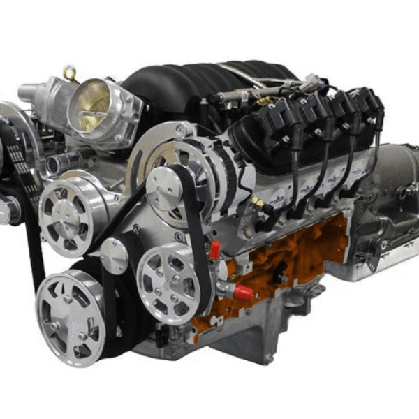 GM LS Compatible 427 c.i. Engine and 4L65-70E Automatic Transmission - 625 HP - Standard Edition Builder Series with Natural Pulley Kit - Fuel Injected