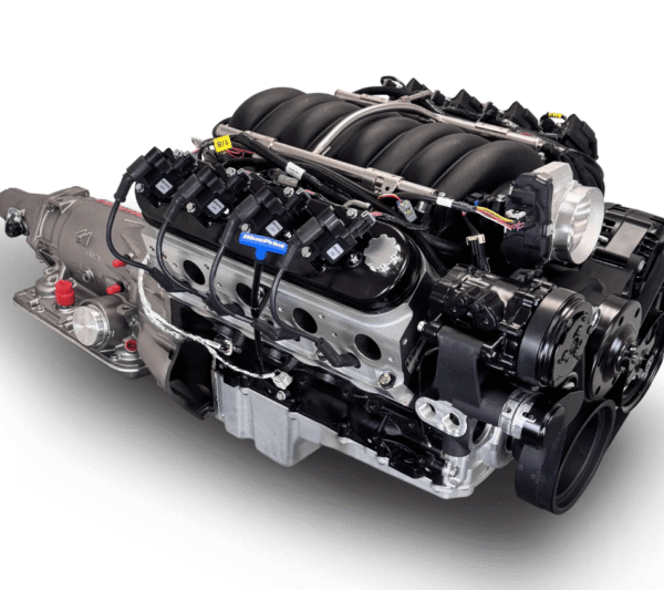 BluePrint Engines 427 c.i. GM LS Compatible Builder Series - Standard Edition - Fuel Injected - 4L65-70E Automatic Transmission - Black Pulley Kit