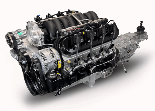 BluePrint Engines 427 c.i. GM LS Compatible Builder Series - Standard Edition - Fuel Injected - TKX Manual Transmission - Black Pulley Kit